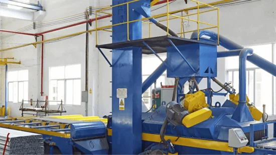 Roller Conveyor Type Shot Blasting Machine for Aluminum Profile Surface Cleaning Abrator